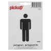 Pickup pictogram Heren 10x10 cm