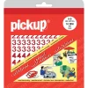 Pickup plakcijfers 0-9 Helvetica rood 10 mm