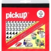 Pickup plakcijfers 0-9 Helvetica zwart 10 mm