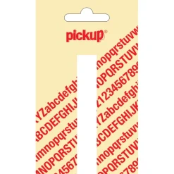 Pickup plakletter I wit mat 90 mm
