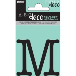 Pickup plakletter M Maud zwart 60 mm