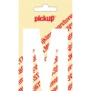 Pickup plakletter M wit mat 90 mm