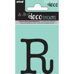 Pickup plakletter R Maud zwart 60 mm