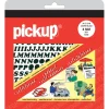 Pickup plakletters A-Z en cijfers 0-9 zwart 8 mm