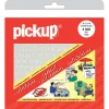 Pickup plakletters A-Z en cijfers 0-9 wit 8 mm