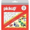 Pickup plakletters A-Z en cijfers 0-9 zilver 16 mm