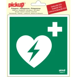 Pickup sticker aed 15x15 cm