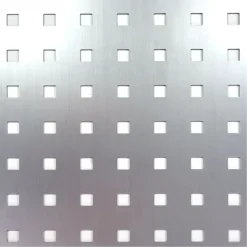 Plaat aluminium mat zilver vierkant 500x250x0.8mm