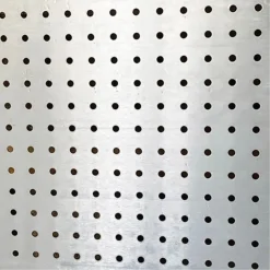 Plaat geperforeerd aluminium brut 500x250x0,8mm