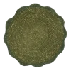 Placemat zeegras groen - d38cm