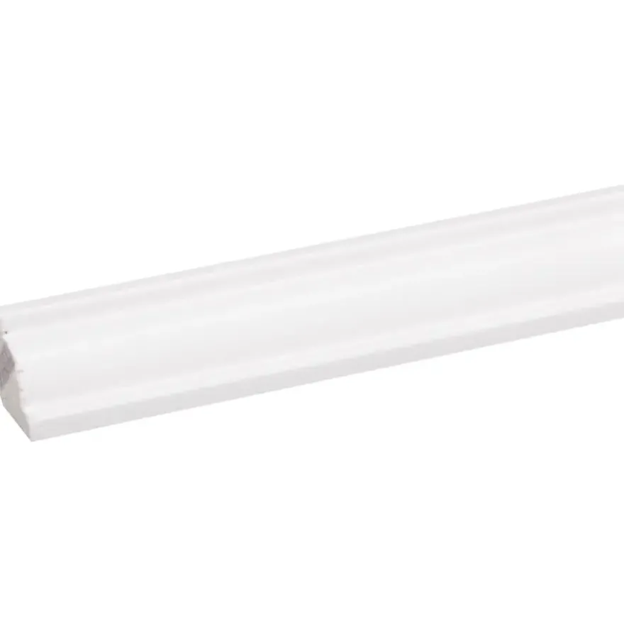 Plafondlijst grenen wit 16x16 mm 270 cm