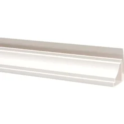 Plafondprofiel voor kunststof schroot, lengte 270 cm roomwit