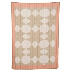 Plaid beige folklore - l180xb130cm