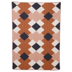 Plaid bruin folklore - l180xb130cm