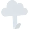 Plakhaak enkel Cloudy wit ijzer