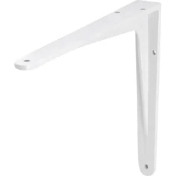 Plankdrager model 13 mat wit aluminium 20x25 cm