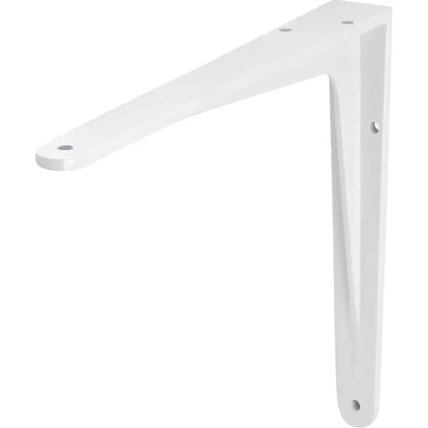 Plankdrager model 13 mat wit aluminium 20x25 cm