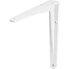 Plankdrager model 13 wit aluminium 17,5x20 cm