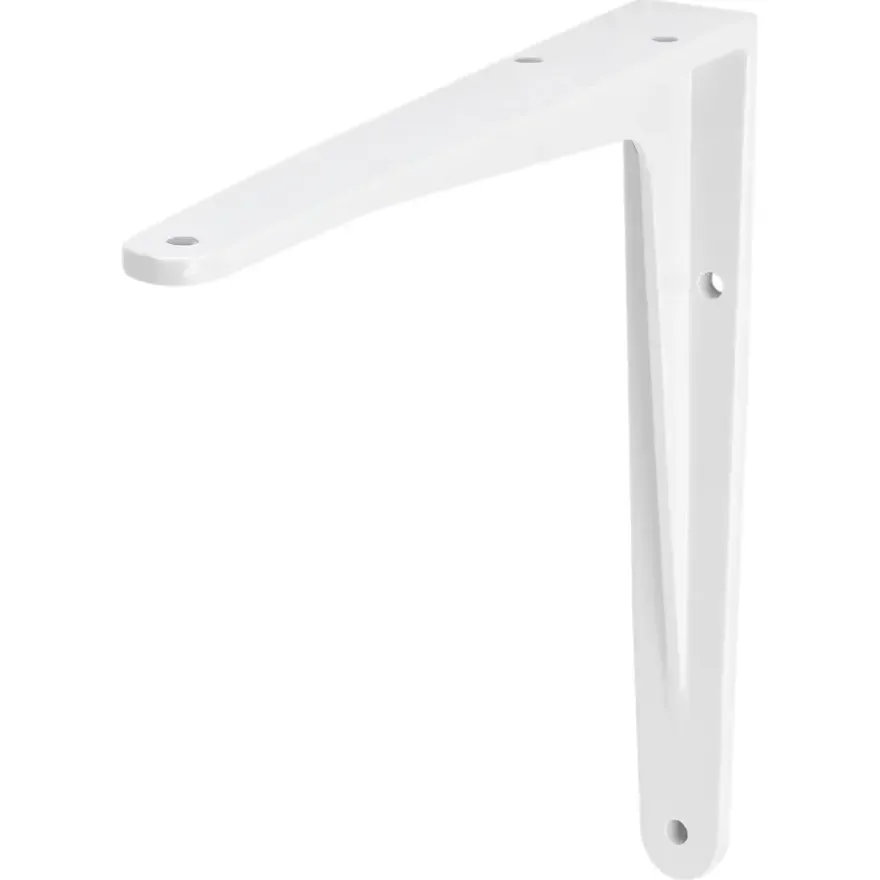 Plankdrager model 13 wit aluminium 17,5x20 cm