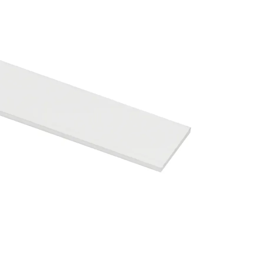 Platprofiel aluminium wit 30x2x1000 mm