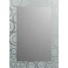 Plieger Art-line spiegel met kader - spiralen - 70 x 50 cm