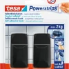Powerstrips Zelfklevende haken L rechthoekig - draagkracht tot 2 kg - 3 stuks