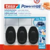 Powerstrips zelfklevende haken small ovaal - draagkracht tot 1 kg - 3 stuks