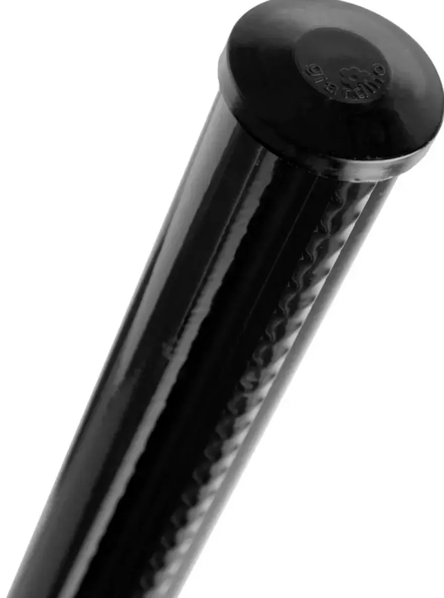 Profielpaal rond RAL 9005 zwart ø 48 mm, lengte 200 cm