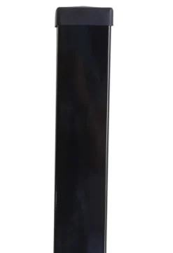 Profielpaal vierkant zwart 6 x 6 cm, lengte 240 cm