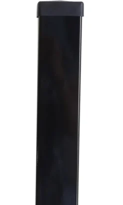 Profielpaal vierkant zwart 6 x 6 cm, lengte 310 cm