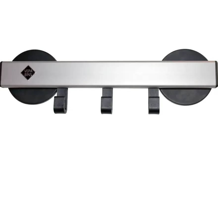 Pro-line wankapstok magnetisch met 3 haken - grijs / zwart