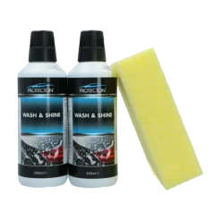 Protecton Wash & Shine Set 2x 500ml met Spons