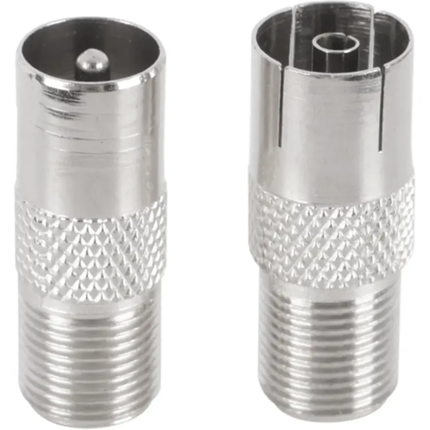Q-Link coax adapter 1 male/FCON 1 female/FCON buitendraad
