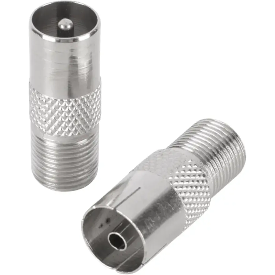 Q-Link coax adapter 1 male/FCON 1 female/FCON buitendraad