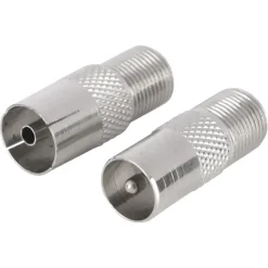 Q-Link coax adapter 1 male/FCON 1 female/FCON buitendraad