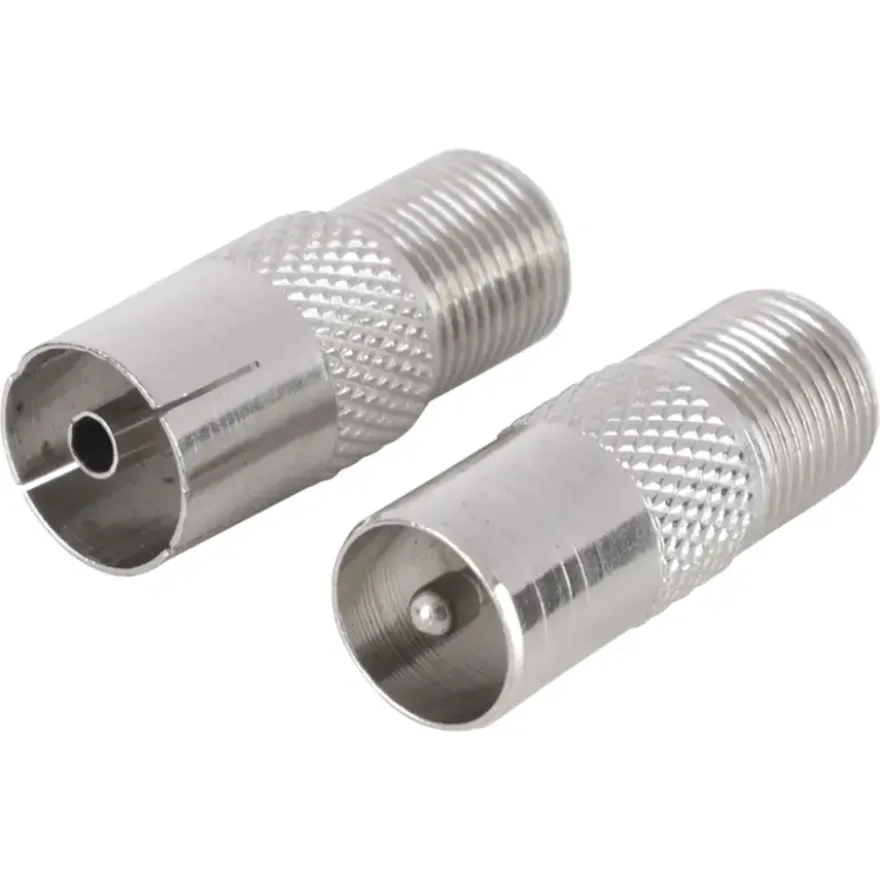 Q-Link coax adapter 1 male/FCON 1 female/FCON buitendraad