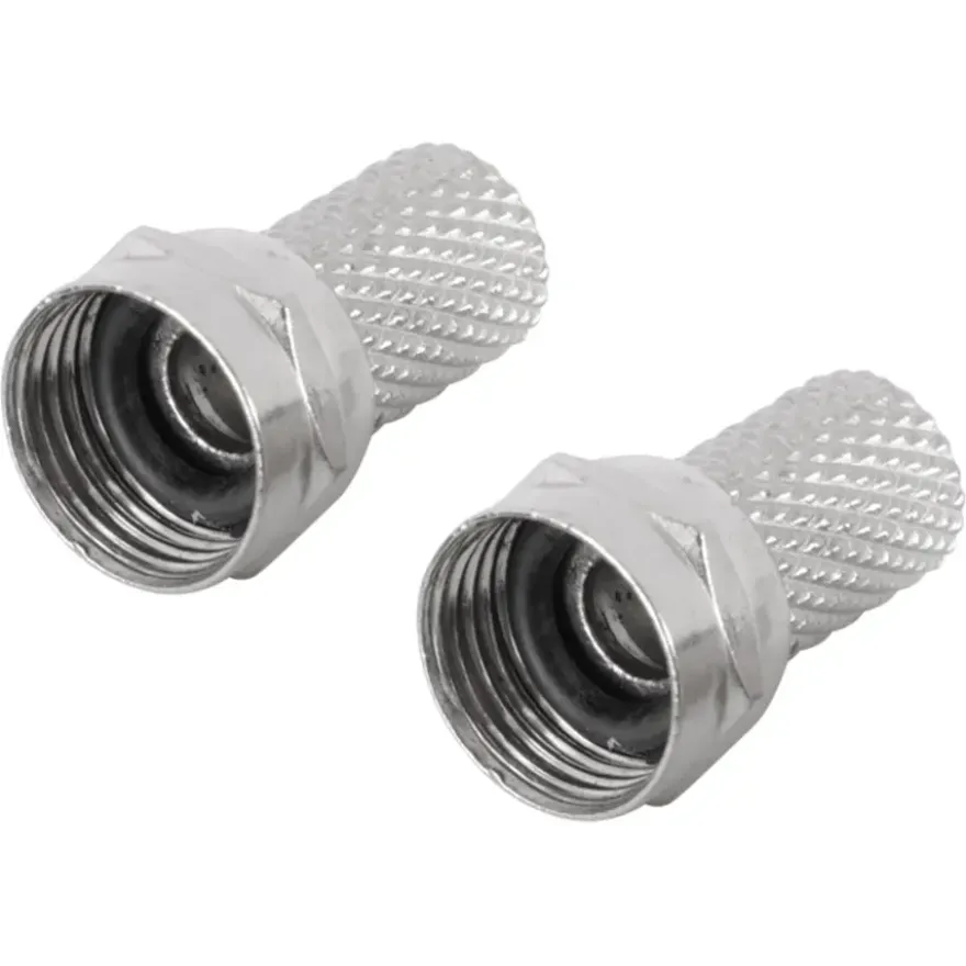 Q-Link coax F-wartel waterdicht 6 mm 2 stuks
