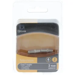 Q-Link coax kabel F-koppelstuk 2 stuks
