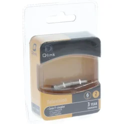 Q-Link coax kabel F-koppelstuk 2 stuks