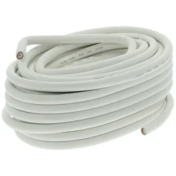 Q-Link coax kabel 10 meter wit kabelkeur
