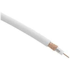 Q-Link coax kabel 10 meter wit kabelkeur