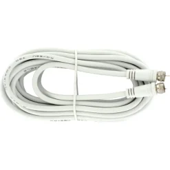 Q-Link coax kabel RG59 met F-connector 5 meter wit