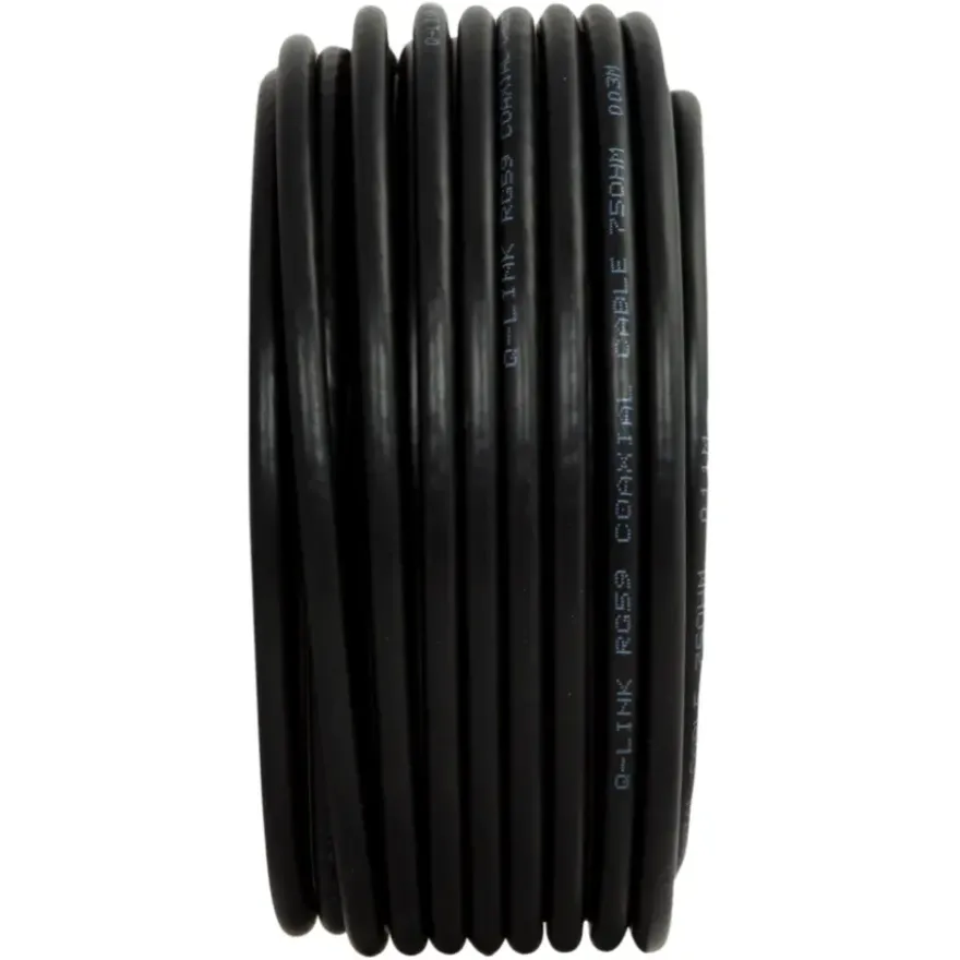Q-Link coax kabel satelliet 20 meter zwart