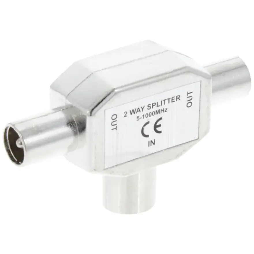 Q-Link coax splitter tv 1 female/2 male