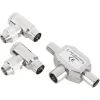 Q-Link coax splitter tv 2 male/female haaks