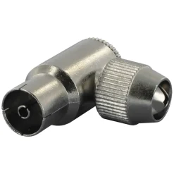 Q-Link coax stekker haaks female