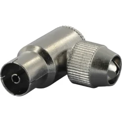 Q-Link coax stekker haaks female