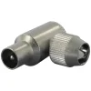 Q-Link coax stekker haaks male