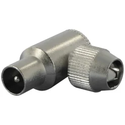 Q-Link coax stekker haaks male