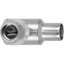 Q-Link coax stekker metaal haaks male